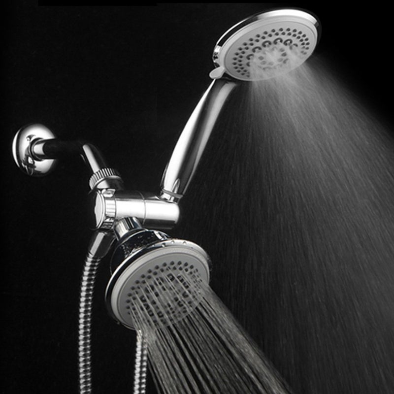Dream Spa DreamSpa Luxury 36 Setting Large Showerhead and Hand-Shower Dual 3-Way-Combo by Top Brand Manufacturer (Fixed and Handheld Shower-Heads, Water-Diverter, Extra Long 6 ft Stainless Steel Shower-Hose) - Image 5